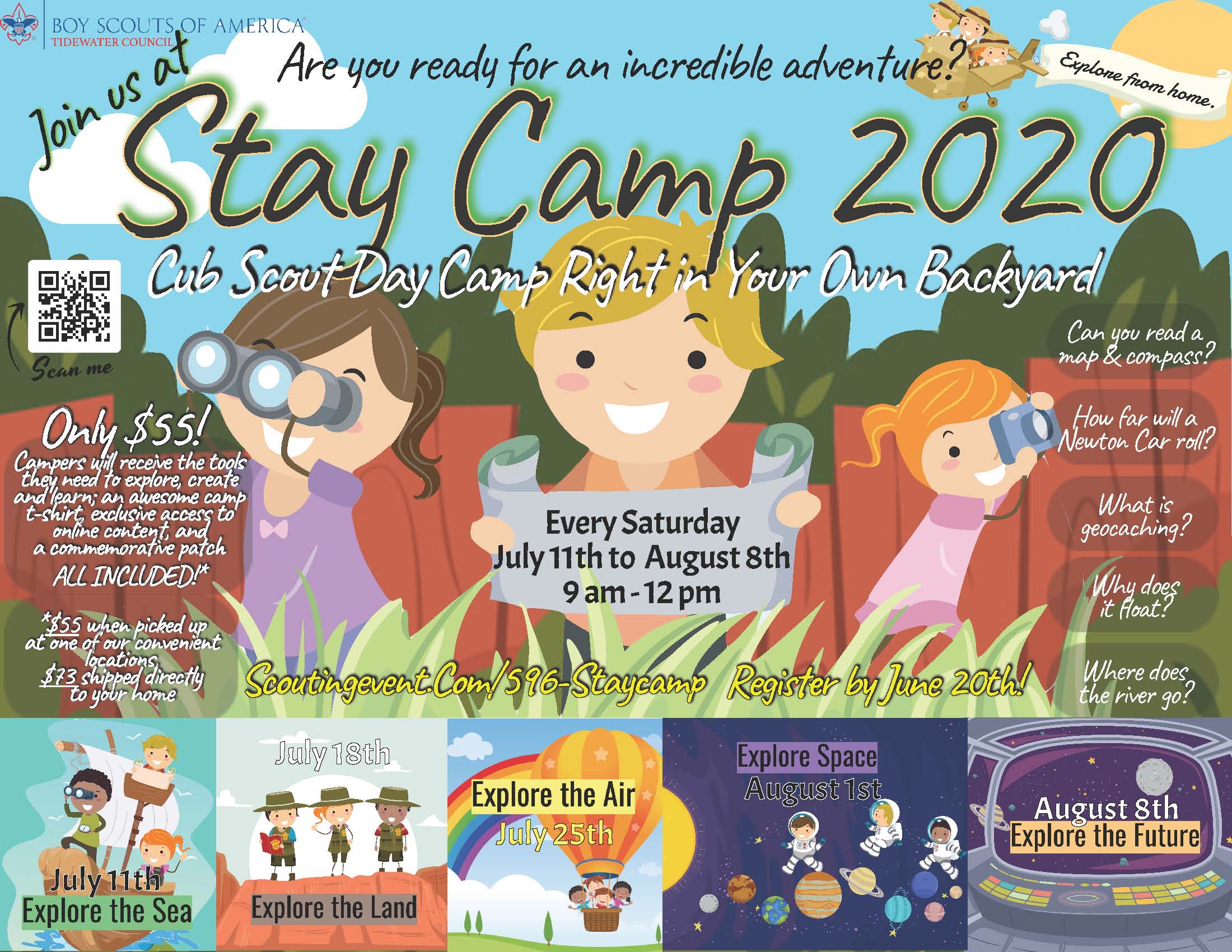 Girl Scout Day Camp Flyer