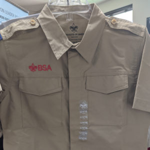 Boy Scout BSA khaki shirt