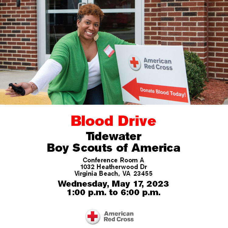 Blood drive promotional graphic
