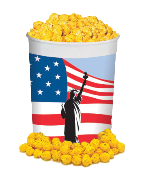 bucket of jalapeño cheese popcorn
