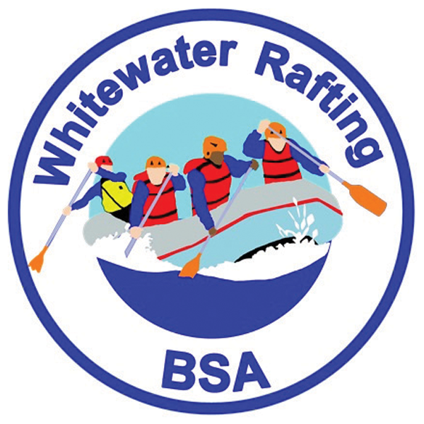 Whitewater rafting BSA emblem