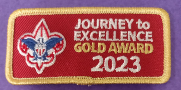 Patch for 2023 Journey to Excellence Gold Award