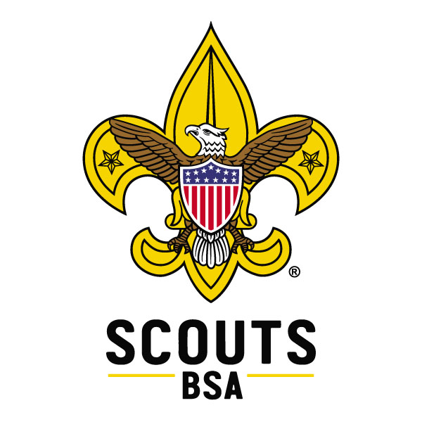 Scouts BSA logo fleur-de-lis with Eagle