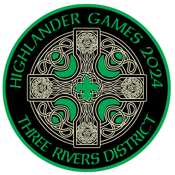 Patch for Three Rivers District Spring Camporee 2024: Highlander Games