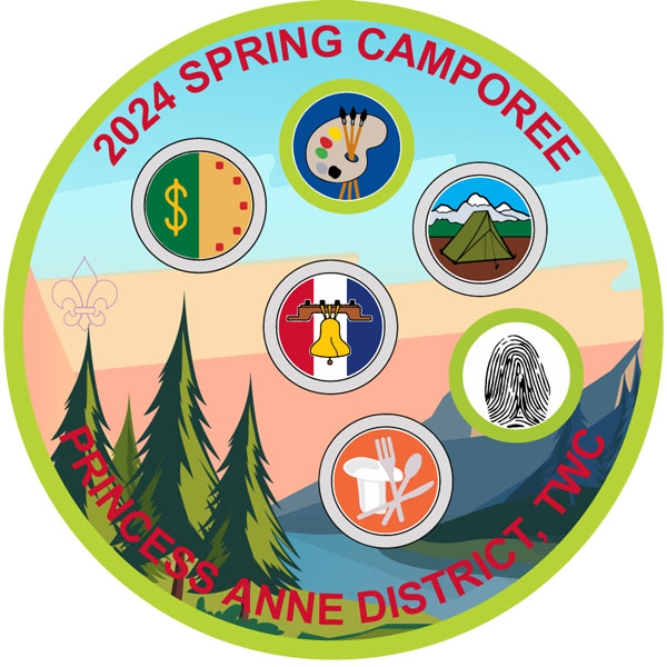 Patch for 2024 Princess Anne District Camporee