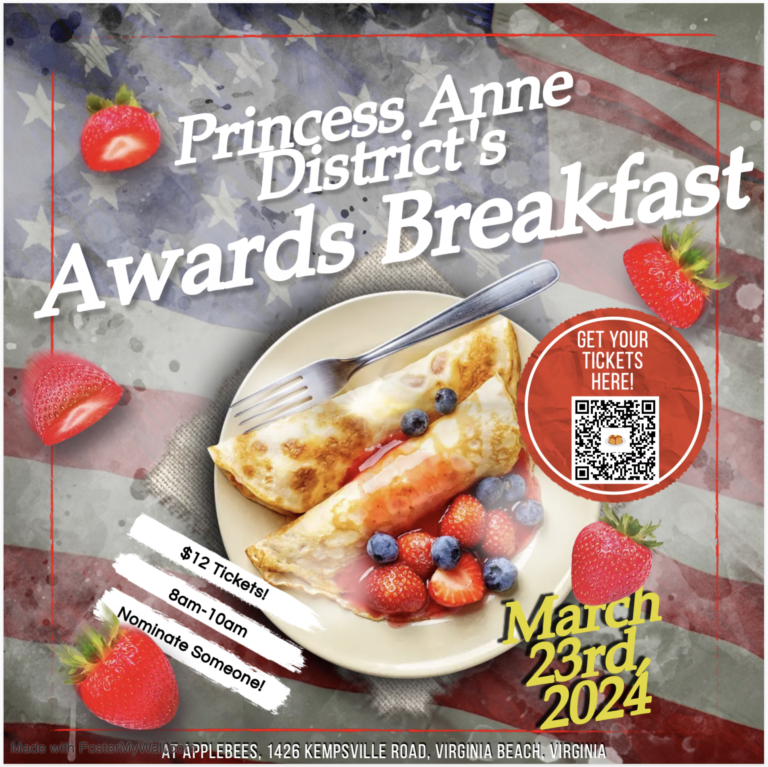 Princess Anne District's Awards Breakfast graphic