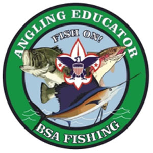 Emblem for Angling Educator BSA Fishing