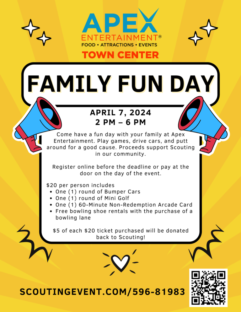 Apex Family Fun Day Flyer for 2024