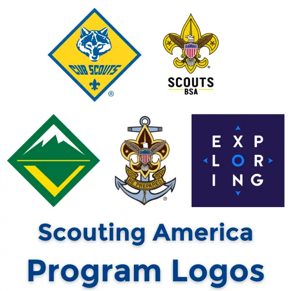 Button for Boy Scouts of America Program Logos