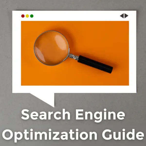 Button for Search Engine Optimization Guide