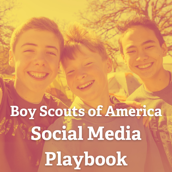 Button for Boy Scouts of America Social Media Playbook