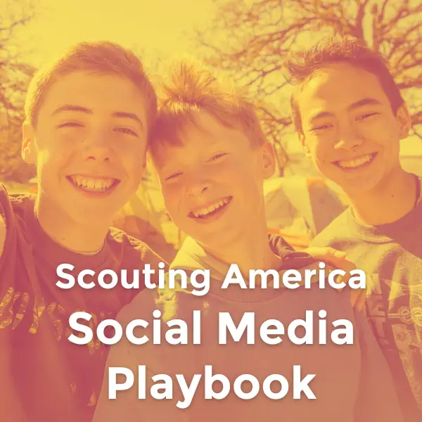 Button for Boy Scouts of America Social Media Playbook