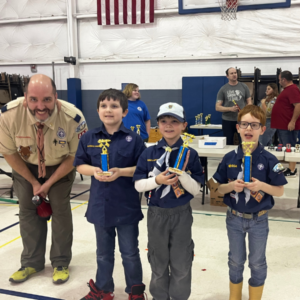 Cub Scouts at the Three Rivers District Pinewood Derby