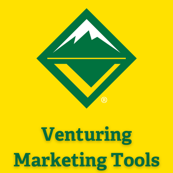 Button for Venturing Marketing Tools