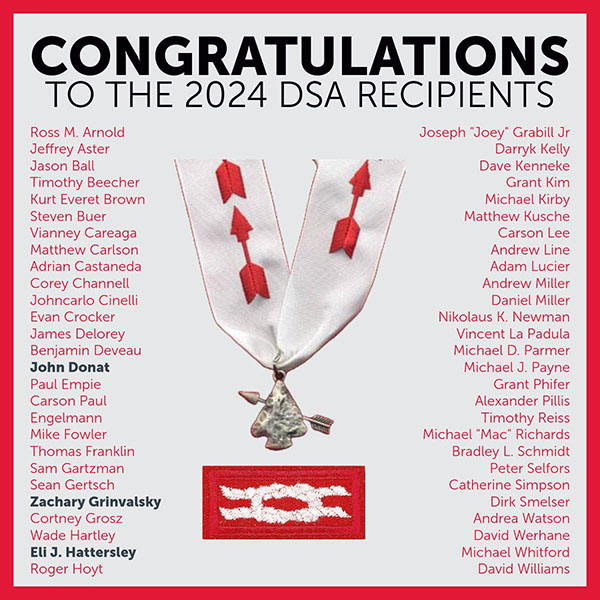 Congratulations to the 2024 DSA Recipients