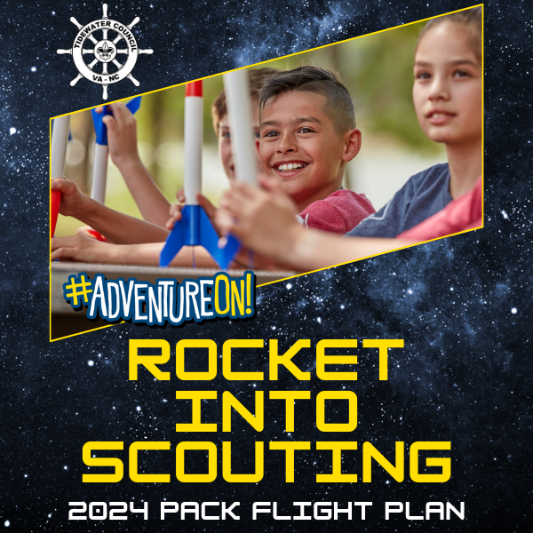 Cover image for Rocket into Scouting 2024 Pack Flight Plan