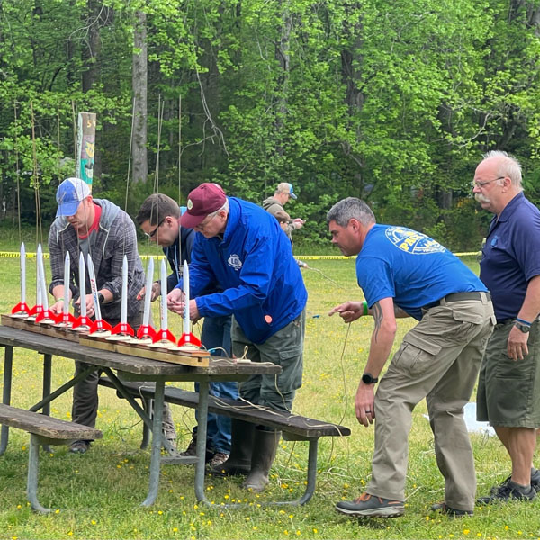 Rockets at Family Camp 2024 at Pipsico Scout Reservation