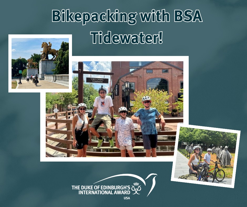 Bikepacking with BSA Tidewater; Duke of Edinburgh's International Award USA