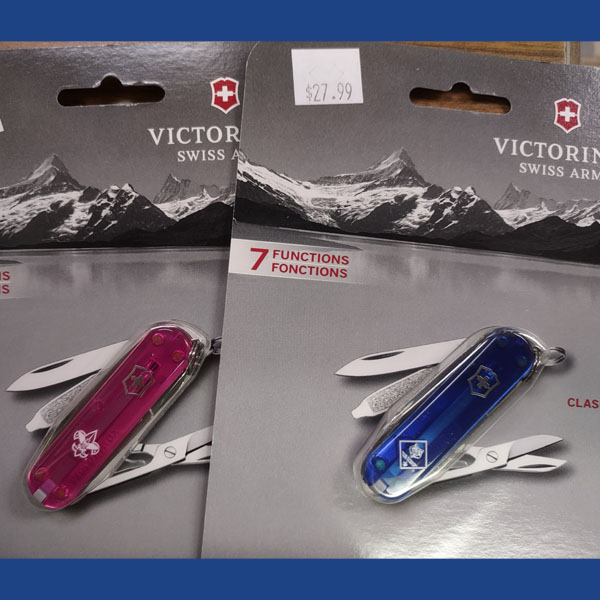 Cub Scout and BSA Swiss Army knives