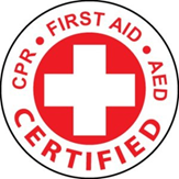 logo for CPR First Aid AED Certified