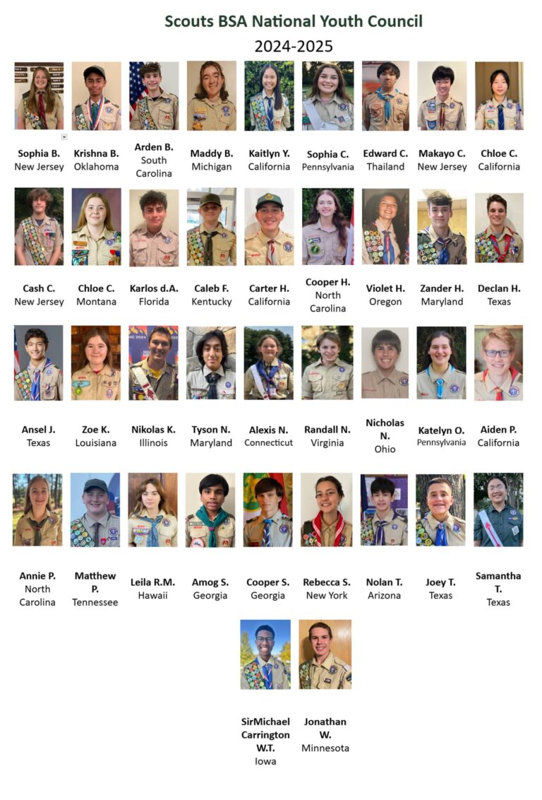 Scouts BSA National Youth Council 2024-2025