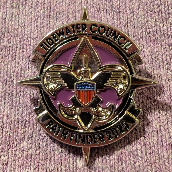 Tidewater Council Pathfinder 2025 pin