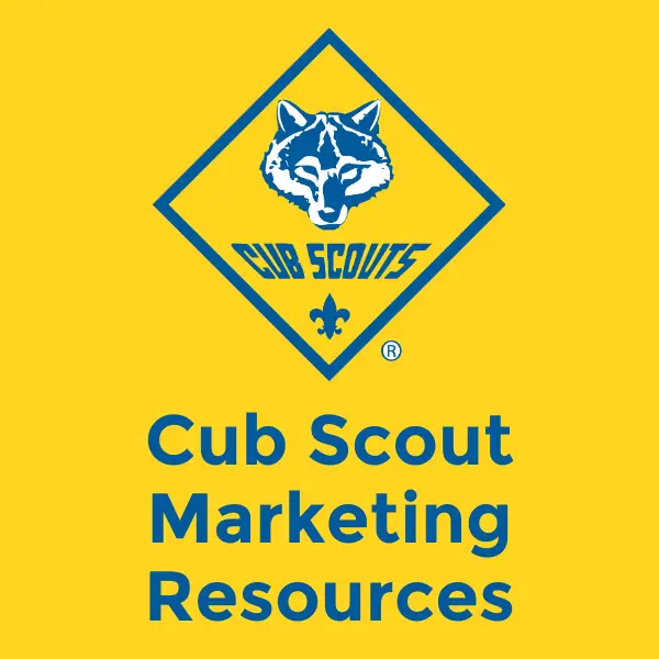 Button for Cub Scout Marketing Resources