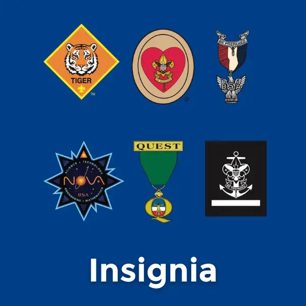 Button for insignia