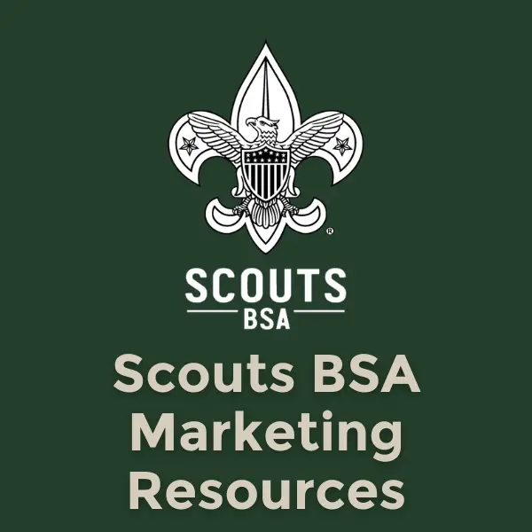 Button for Scouts BSA Marketing Resources