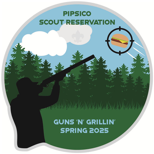 Emblem for Tidewater Council Pipsico Scout Reservation Guns 'n' Grillin' 2025