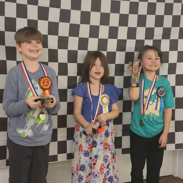 Cub Scouts at Pack 153's Pinewood Derby