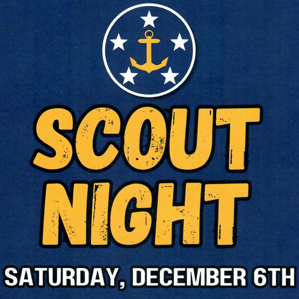 Scout Night with the Norfolk Admirals. Saturday, December 6th.