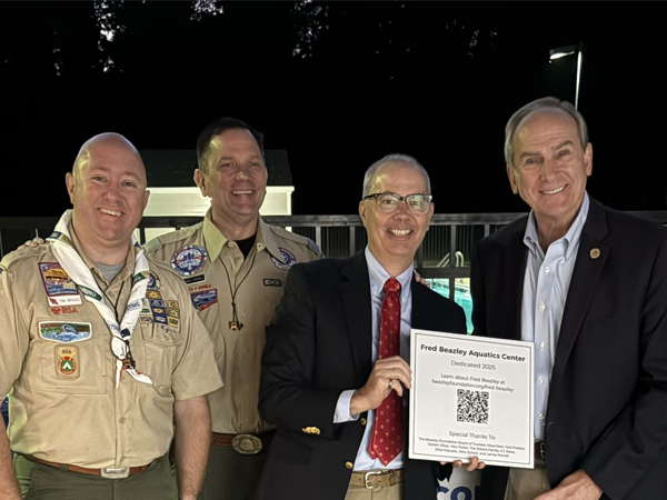 Dedication ceremony for Fred W. Beazley Aquatics Center