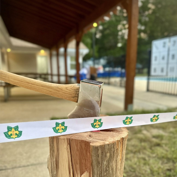 Ribbon cutting for Fred W. Beazley Aquatics Center at Pipsico Scout Reservation