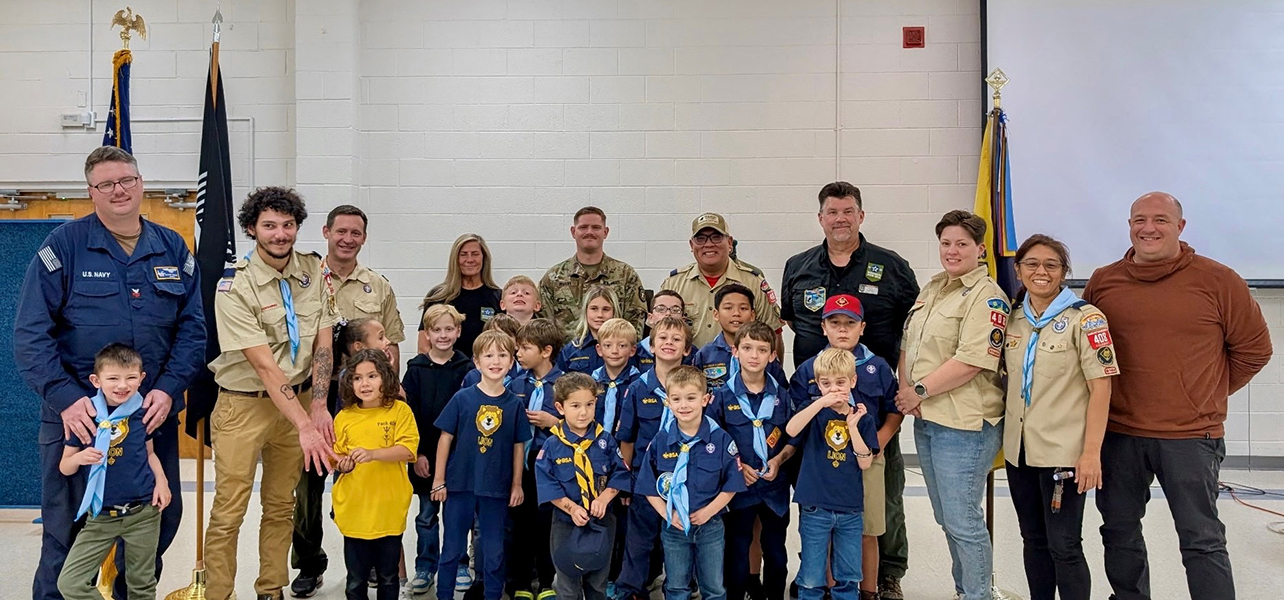 Cub Scout Pack 408 with Mission: POW-MIA