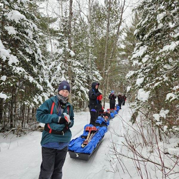 Scouting America Tidewater Council Scouts at Northern Tier’s Okpik Winter Camp