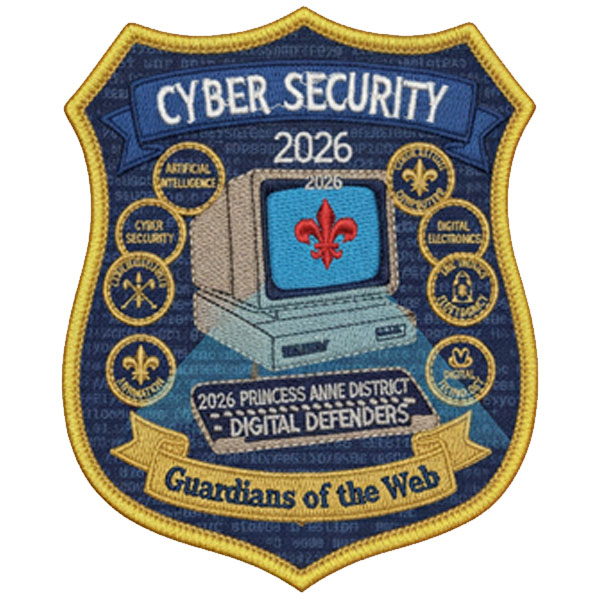 Patch design for Cybersecurity 2026 Princess Anne District Digital Defenders: Guardians of the Web