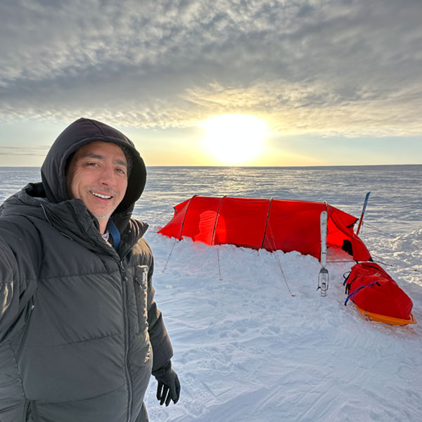 Aaron Linsdau in Greenland