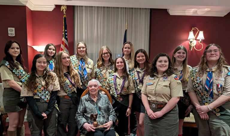 Scouts at the Examples of Success Event on February 25, 2026 at Town Center City Club with host Barbara Lewis