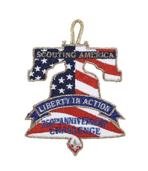 Scouting America Liberty in Action 250th Anniversary Challenge patch
