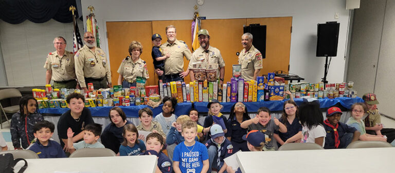 Pack and Troop 934 Scouting for Food drive 2026