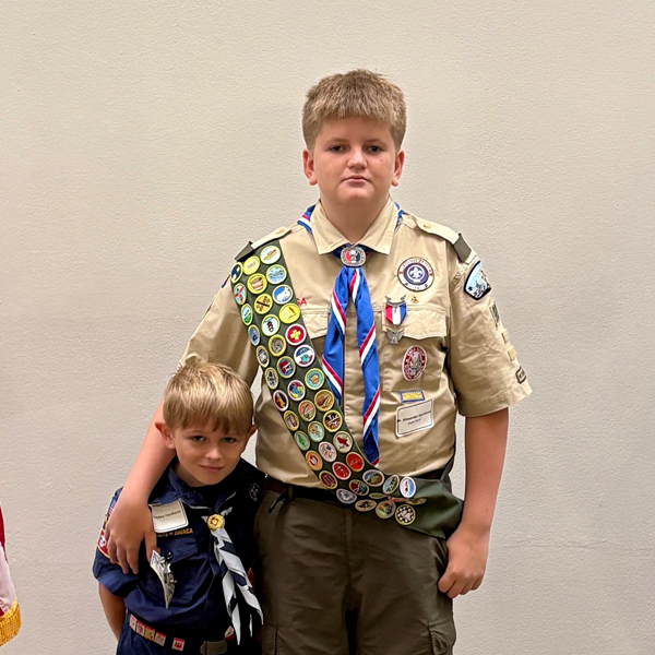 Photo of Alex and Brayden
