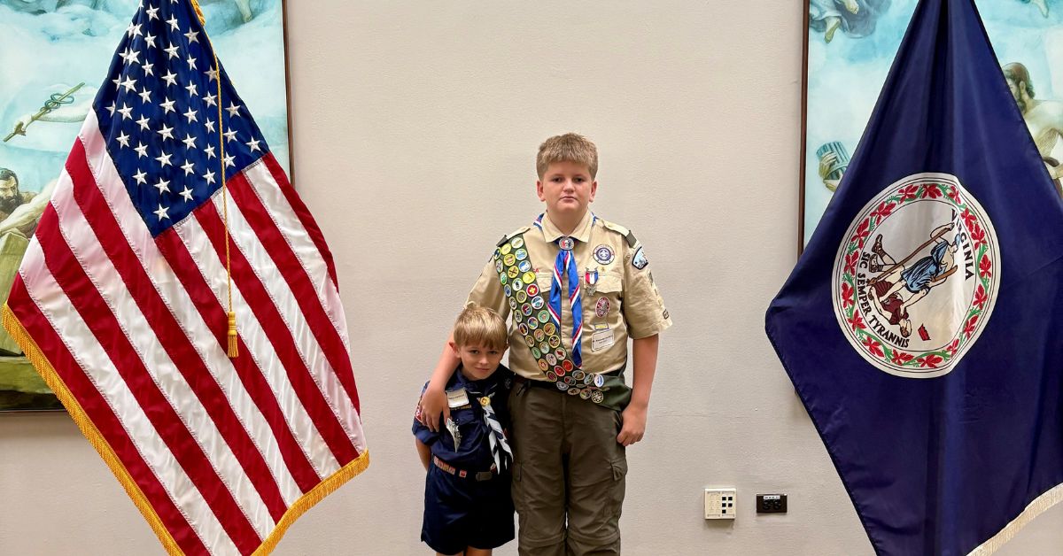 Donuts with Senators event for Eagle Scouts