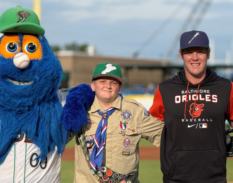 Scout Night with the Norfolk Tides