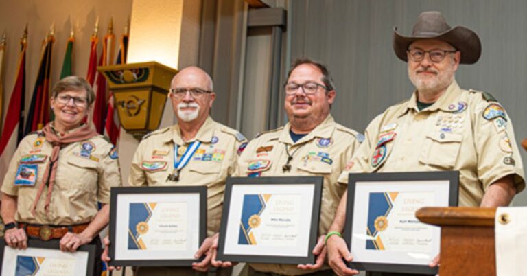 Living Legends of Tidewater Council award presentation, April 2026