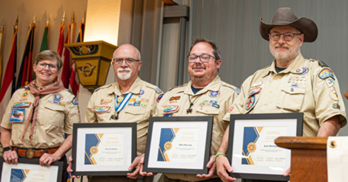 Living Legends of Tidewater Council award presentation, April 2026