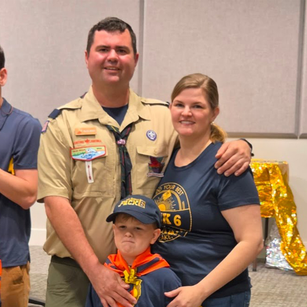 Photo of Rusty Dunn and family