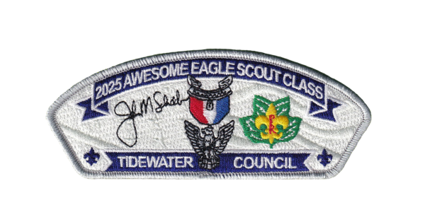 2025 Awesome Eagle Scout Class. John Scheib. Tidewater Council.