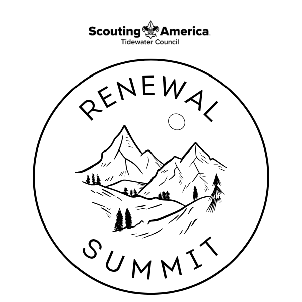 Scouting America Tidewater Council Renewal Summit graphic