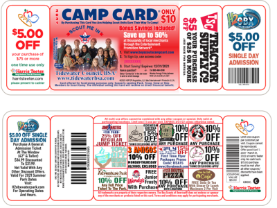 2021 Camp Card - North Carolina